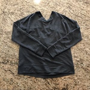 Yogalicious Lace Up Long Sleeve Shirt